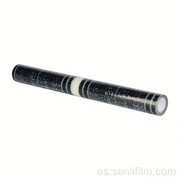 Película protectora para alfombras con respaldo de látex
